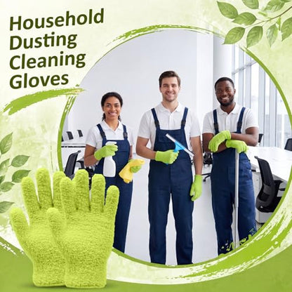 Shyyween 30 Pairs Microfiber Plants Dusting Gloves, Indoor Leaf Clean Mitt