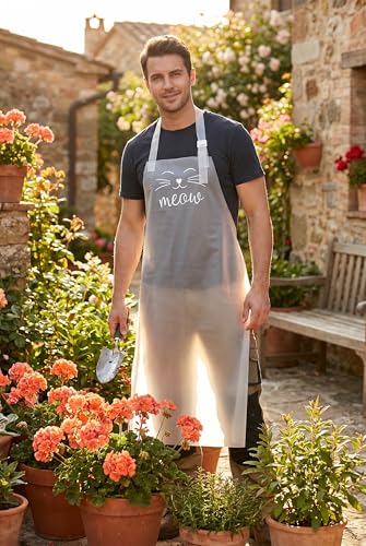 Nanxson TPU Waterproof Apron Lightweight Work Apron with Adjustable Buckle - color: Transparent