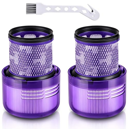 2 Pack Vacuum Filter Replacement Compatible with Dyson V11 Animal Torque Drive, Complete, Extra, V15 Detect, V15s Submarine Cordless Vacuum, Washable HEPA Filter, Replaces Part # 970013-02 - color: V11/V15