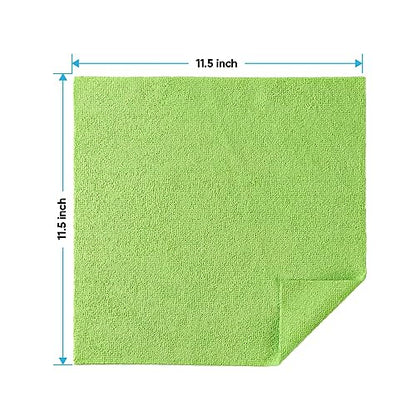 HOMEXCEL Microfiber Cleaning Cloth 100 PK, Towels for Cars, Cleaning Rags - color: Multicolor
