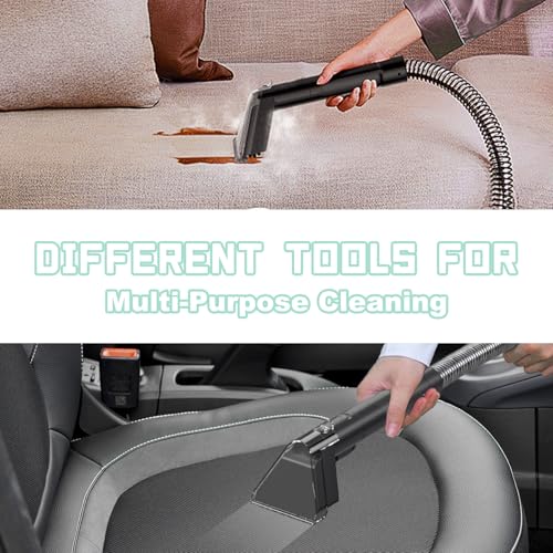 Portable Carpet & Upholstery Cleaner, Deep Cleaning for Rugs, Couch, Car Interiors Stains, Pet & Family Friendly, 120V