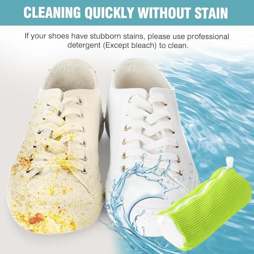Shoe Washing Machine Bag, Shoe Laundry Bag for Washer and Dryer - color: Green, size: 2 PACK