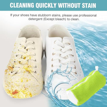 Shoe Washing Machine Bag, Shoe Laundry Bag for Washer and Dryer - color: Green, size: 2 PACK