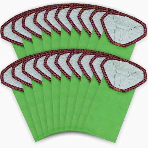 20 Pack 107313 Vacuum Bags Replacement Compatible with ProTeam 10 Quart