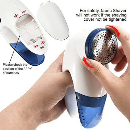 Portable Lint Remover, Fabric Shaver for Sweaters, Clothing and Furniture Fuzz
