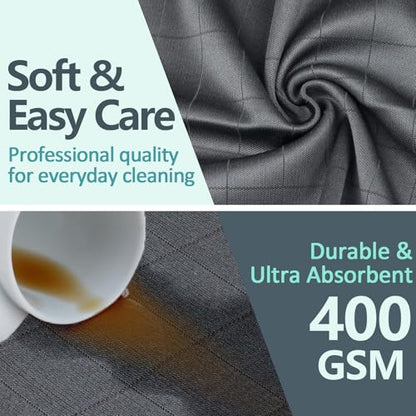 Airlab Glass Polishing Streak Free Miracle Cleaning Cloth, Grey-Green - color: Grey-green