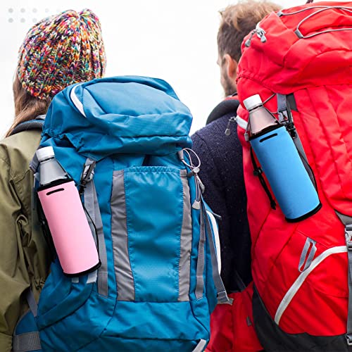 Baderke 10 Pcs Neoprene Water Bottle Cover Sleeves Non Slip Insulators Beverage Bottle Can Sleeves Covers 16 17 oz Coolers Holder