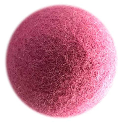 Woolzies Wool Dryer Balls (Pink) - color: Pink