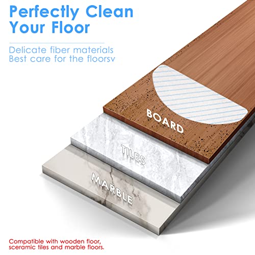 (50 Pieces) N10 Disposal Mop Pads for ECOVACS DEEBOT OZMO N10/ N10 Plus/ T8/ T8+/ T8 AIVI/ T9/ T9 MAX Vacuum Cleaner Wipes, Wiping Pads, One Time Use Mopping Cleaning Cloths - color: Disposal pads(50 Pieces)