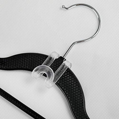 Mlici 60 Pack Space Saving Hanger Hooks, Connector Hooks for Closet, Clear - color: Clear