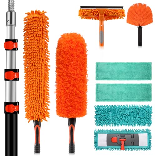 20ft Extendable Duster Kit for High Ceilings with Extension Pole