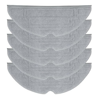 5 Pcs Mop Pads for Roborock S8 Pro Ultra Robot Vacuum, Washable Reusable Mopping Pad Replacement Accessories