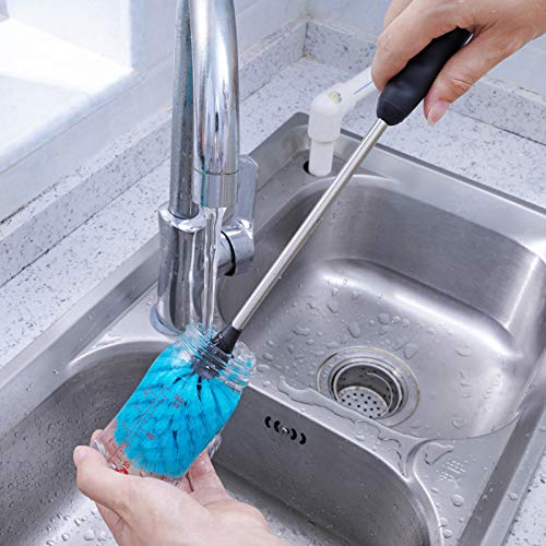 MOSOLAN Stainless Steel Water Bottle Cleaning Scrubbing Brush, 13 in - size: 13 Inch (Pack of 2)