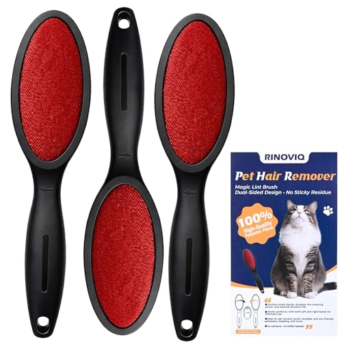 Magic Lint Remover Brush for Pet Hair, Reusable, 3 Pack - color: Lint Brush - 3 Pack