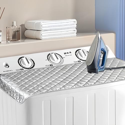 Magnetic Ironing Mat, 1 Pack, 33 x 19 in, 4-Layer Cotton Pad