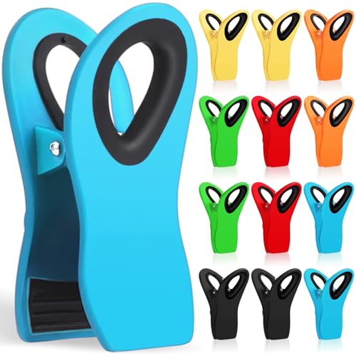 JETMORE 12 Pack Chip Clips Bag Clips, Magnetic Bag Clip for Food Storage - color: 12 Pack