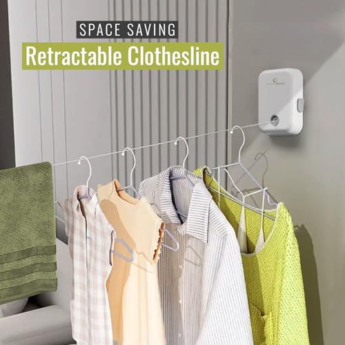 SmartSome Retractable Clothesline 14.3 Feet