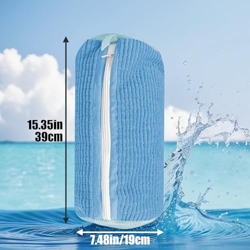 2 Pack Shoe Washing Machine Bag, Blue - color: Blue