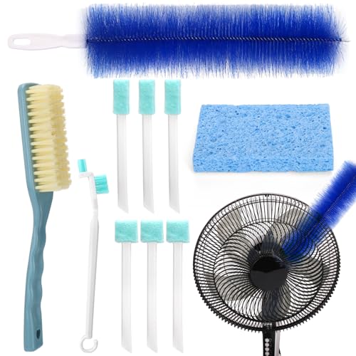 XANGNIER Fan Cleaning Brush Dust Removal Tool Kit,Bendable,10 Pcs - color: Multicolor1
