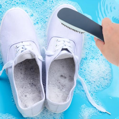 ABOOFAN Laundry Scrub Brush Soft Bristle Shoes Cleaning Brush for Stains Shoe Bottom Cleaner and Clothes Washing Ergonomic Hand Grip Pbt Cleaning Tool for Home Use