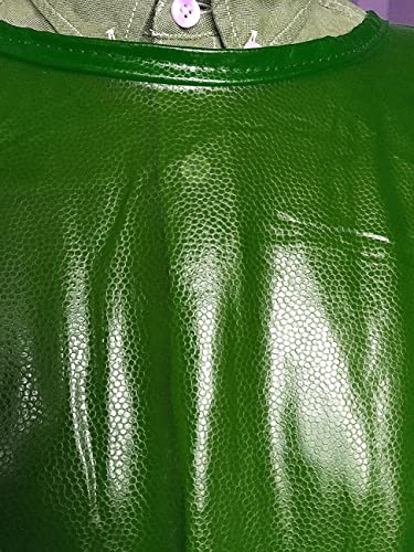SUJAN Waterproof Smock Apron with Sleeves Chemical Resistant Coverall - color: Green, size: L-XXL