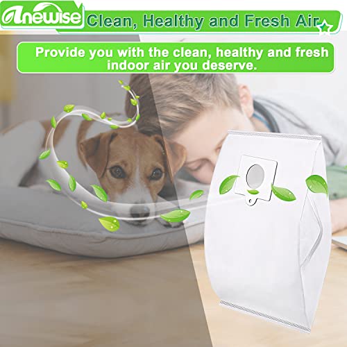 Anewise Type Q/C Canister Vacuum Bags 53292 for Kenmore 600 Series 81214 - style: 53292-6P