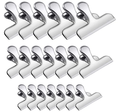FINDMAG Chip Clips, 20 Pack Silver Bag Clips for Food Home Pantry Use - color: Silver, size: Set of 20