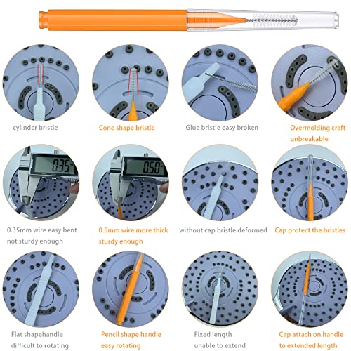 Shower Head Cleaning Brush Tool, Small Crevice Cleaning Brush Anti Clogging for Bathroom Pipe & Car Washers