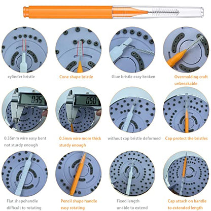 Shower Head Cleaning Brush Tool, Small Crevice Cleaning Brush Anti Clogging for Bathroom Pipe & Car Washers