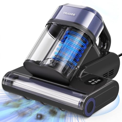 Mattress Vacuum Cleaner with 275nm UV-C Light & 149℉ Heat, 16Kpa Powerful Suction Bed Vacuum for Pet Hair & Dander, Smart Dust Sensor, Anion & Aromatherapy, Corded for Bed, Sofa, Couch, Purple - color: Purple