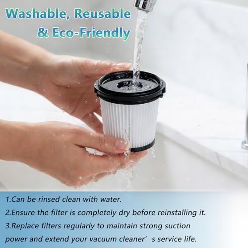BU3521 Filter Kit Compatible with Shark BU3120 BU3521 XFBU3000