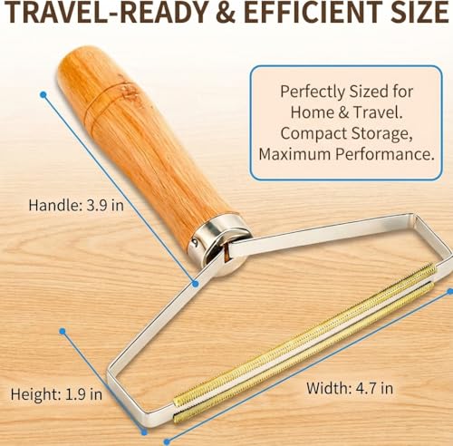 Pet Hair Remover – Reusable Lint Removal Tool for Couch, Carpets, Car Mats, Furniture, Clothes, Cat Trees, Pet Houses, Dog and Cat Hair Scraper, Portable Cleaning Tool 2PACK