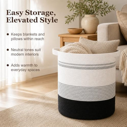 OIAHOMY 80L Laundry Basket Laundry Hamper Nursery Hamper Gradient Dark - color: Gradient Dark, size: 18*18*20in