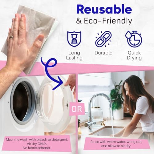 Kaywos Cloth Premium Microfiber Cleaning Cloth - Streak-Free Highly Absorbent Towels for Cars, Kitchen, Glass, and Automotive Surfaces Soft Lint-Free Reusable Multipurpose Cleaning Rag