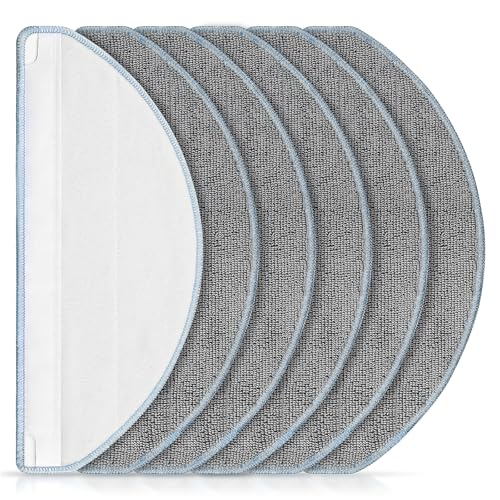 6 Pack Mop Replacement for iRobot Roomba 105 Combo & Essential Robot Vacuum - size: mop