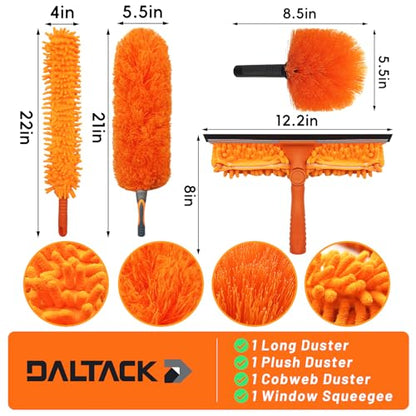 20 Foot High Dusters for Cleaning with 3-12 Foot Heavy Duty Extension Pole - size: 12 FT