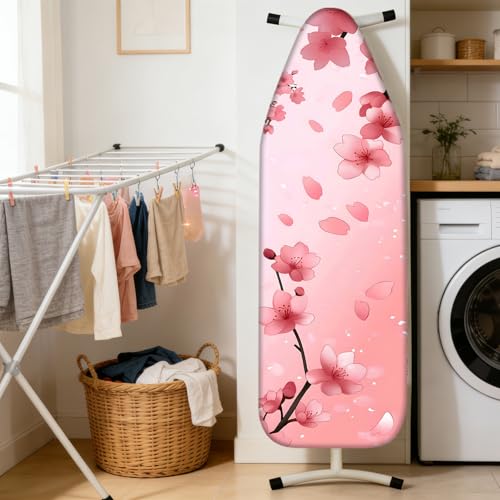 Nuxovilar Cherry Blossom Cotton Ironing Board Cover 15x54 Fabric - color: Ycr01003