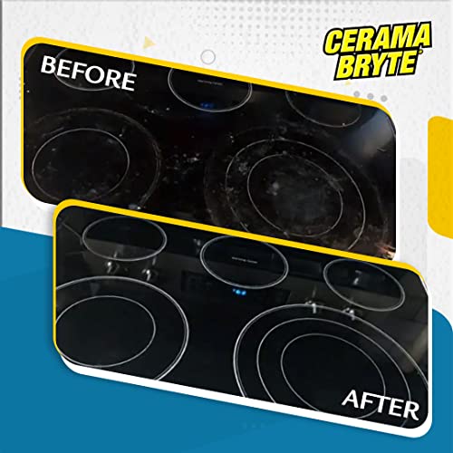 Cerama Bryte Daily Cooktop Cleaner, 16 oz & 2 Cleaning Pads Kit - size: 32 Fl Oz (Pack of 1)