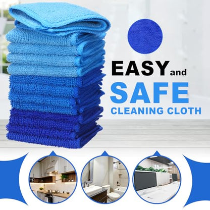 Tanlade 30 Pcs Dry Erase Cloth,6 X 6 Inch,Blue/Light Blue/Dark Blue - color: Blue/Light Blue/Dark Blue, size: 6 x 6 Inch