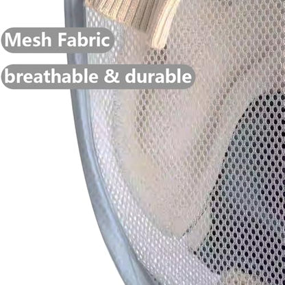 2 Pack Pop Up Laundry Hampers, Collapsible Mesh Laundry Basket, Foldable Clothes Hampers for Bathroom, College Dorm, Travel (Grey) - color: Grey