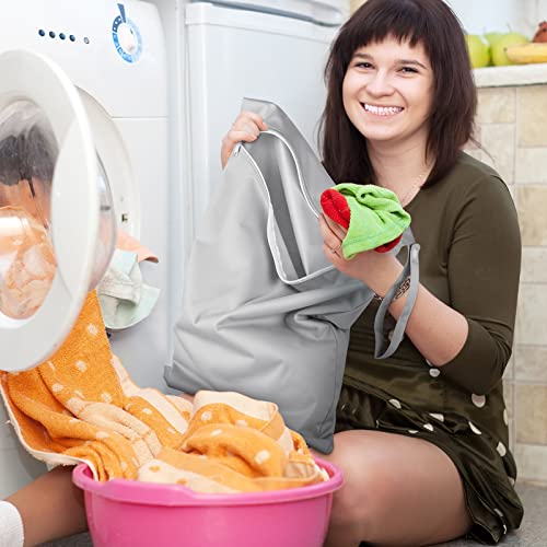 Shappy 2 Pack Wet Dry Bag Travel Laundry Waterproof,Solid Gray, Heart - style: Solid Gray, Heart