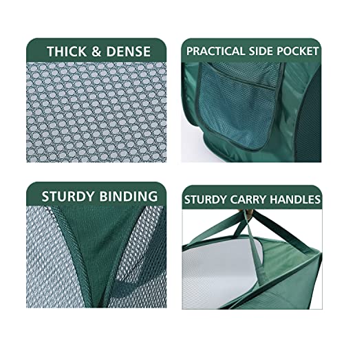 Collapsible Laundry Hamper Basket,Pop Up Mesh Foldable Bag for Laundry Room - color: Navy