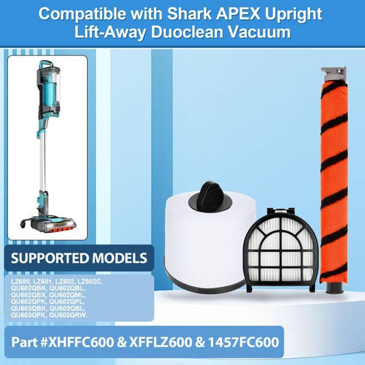 Filter for Shark LZ602 LZ601 LZ600 LZ602C QU602 QU603 APEX DuoClean Vacuum