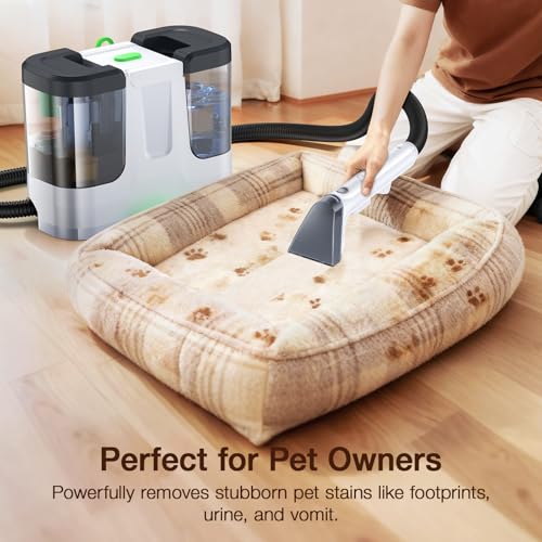 Carpet Cleaner Machine,Deep Cleaner Machine for Rug Cleaner & Couch Cleaner - color: Black & White