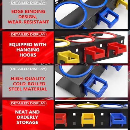 Spray Bottle Storage Rack with Extra Abrasive Holder - size: 1 Pcs