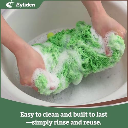 Eyliden 68" Adjustable Ceiling Fan Duster - 360° Dual-Sided Microfiber