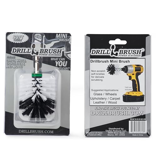 Car Cleaning Supplies - Windshield Shiner - Wheel Brush - Tire Cleaning Kit - color: White