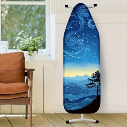 Nuxovilar Starry Sky Mountain Ironing Board Cover 15x54 Polyester - color: Yvc02678, size: 15×54 inch