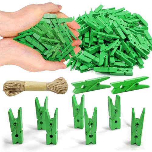 Clothes pins Green - color: Green