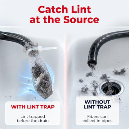 Washing Machine Lint Trap Stainless Steel 50-Pack - style: Pack of 50